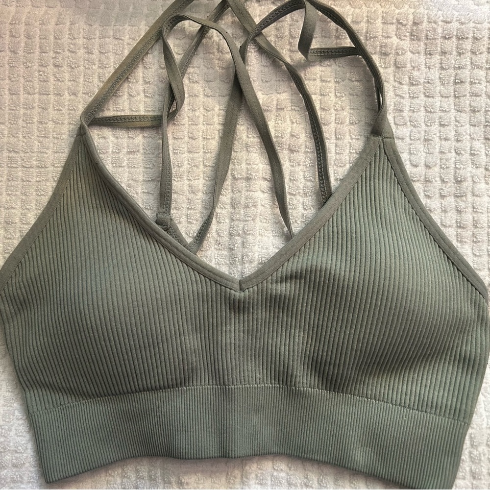 Aerie Seamless Strappy Padded Bralette